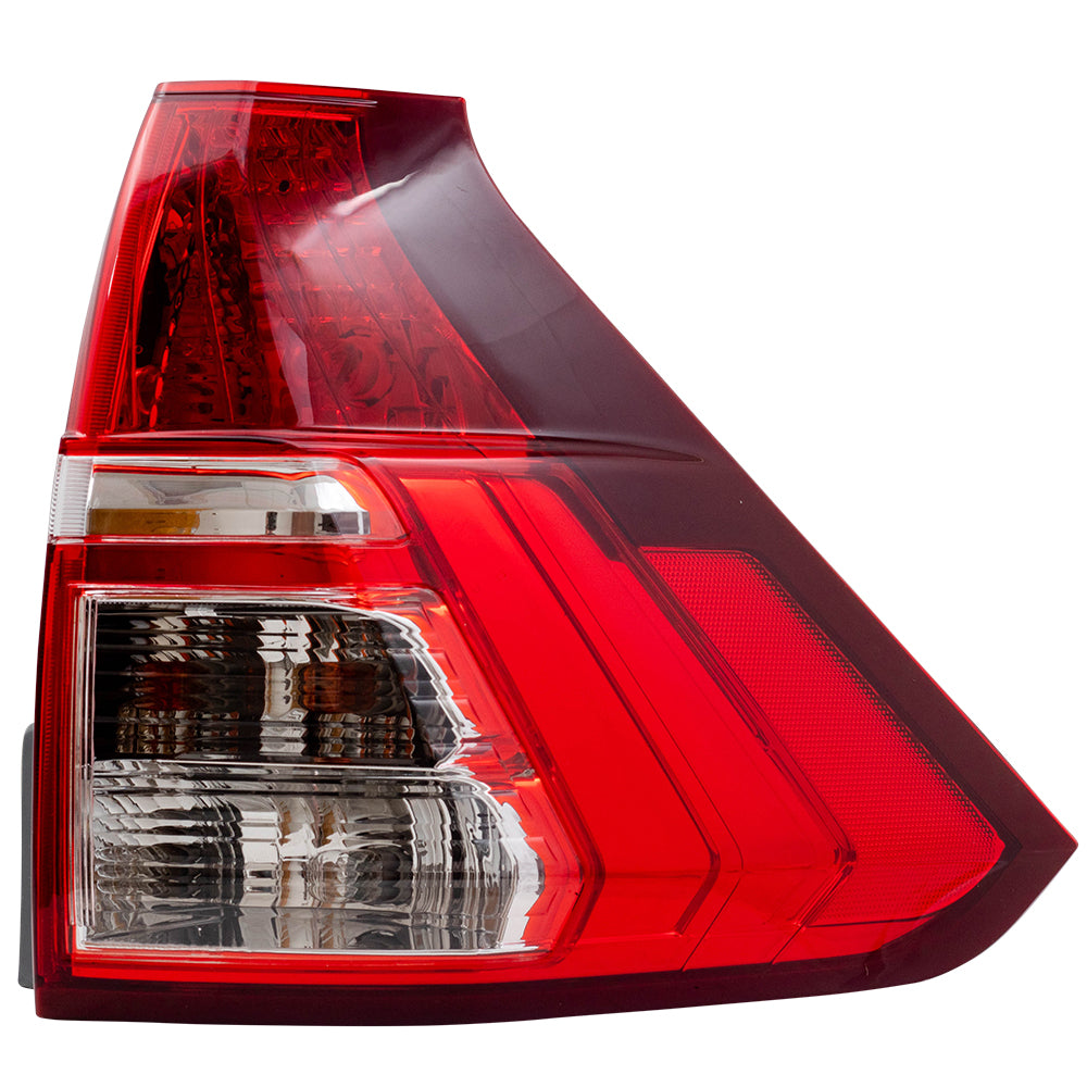 Brock Replacement Pair Set Tail Lights Lower Rear Left and Right Lamps Compatible with 2015-2016 CR-V 33550T1WA01 HO2800186 33500T1WA01 HO2801186