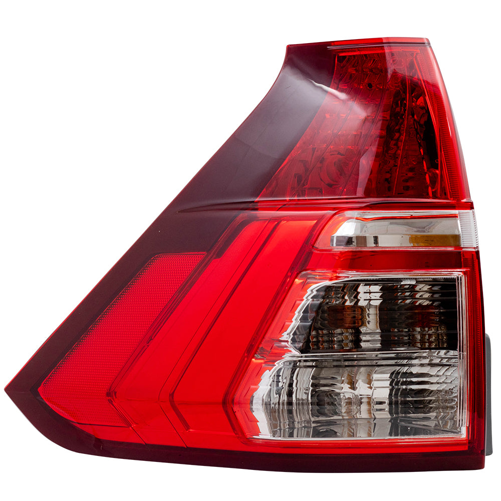 Brock Replacement Drivers Tail Light Lower Rear Left Lamp Assembly Compatible with 2015-2016 CR-V 33550T1WA01 HO2800186 166-60739L