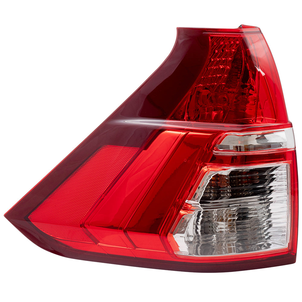 Brock Replacement Drivers Tail Light Lower Rear Left Lamp Assembly Compatible with 2015-2016 CR-V 33550T1WA01 HO2800186 166-60739L