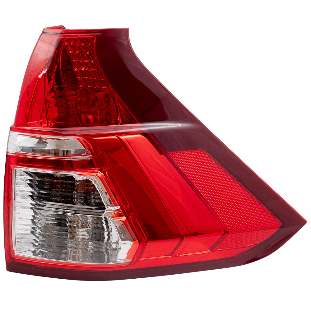 Brock Replacement Passengers Tail Light Lower Rear Right Lamp Compatible with 2015-2016 CR-V 33500T1WA01 HO2801186 166-60738R