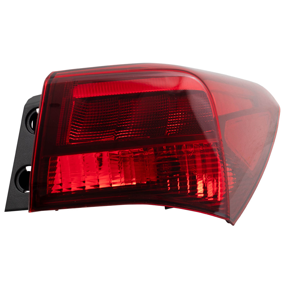 Brock Replacement Pair Set Tail Lights Quarter Panel Mounted Tail Lamp Compatible with 15-17 TLX 33550TZ3A01 33500TZ3A01 AC2804106 AC2805106