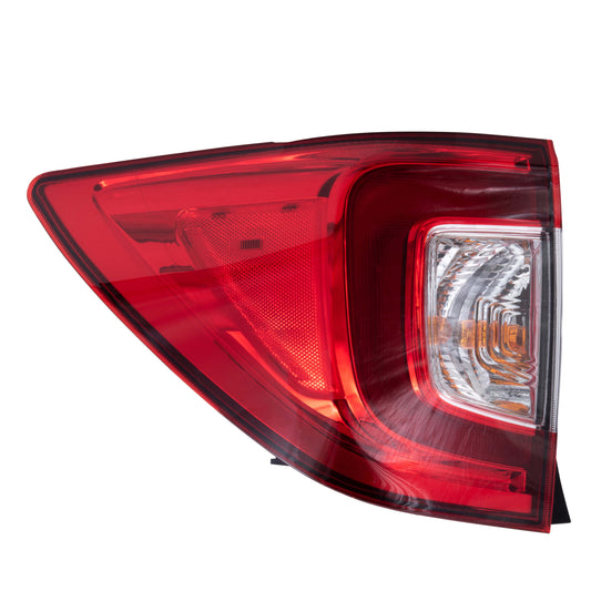 Brock 7222-0062L Driver Side Left Combination Tail Light Assembly Compatible with 2019-2022 Honda Pilot Elite/EX/EX-L/Special Edition/Touring