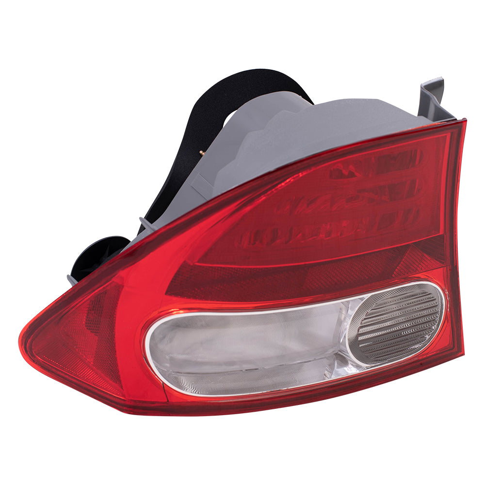 Brock Replacement Drivers Taillight Tail Lamp Quarter Panel Mounted Lens Compatible with 09-11 Civic 33551SNAA51