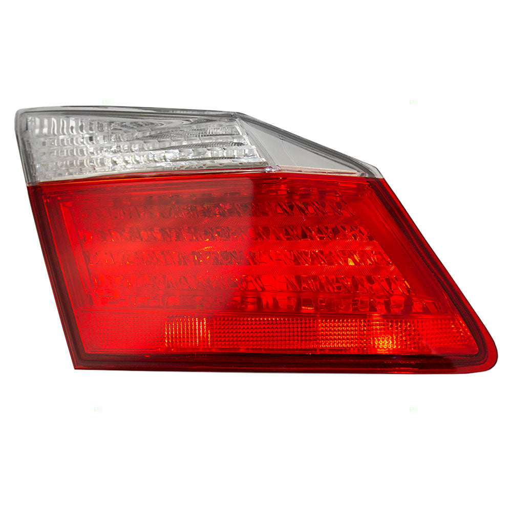 Brock Replacement Drivers Taillight Lid Mounted Tail Lamp Compatible with 13-14 Accord 34155-T2A-A01