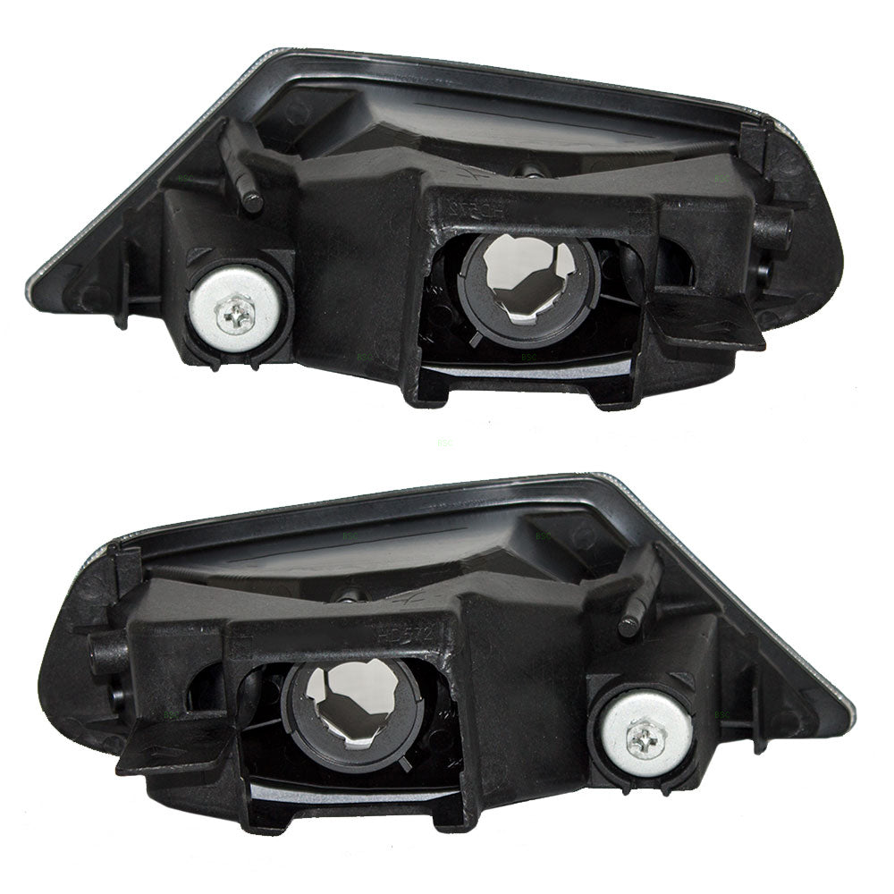 Brock Replacement Driver and Passenger Fog Lights Lamps Compatible with 05-07 Odyssey Van 33951-SHJ-A01 33901-SHJ-A01