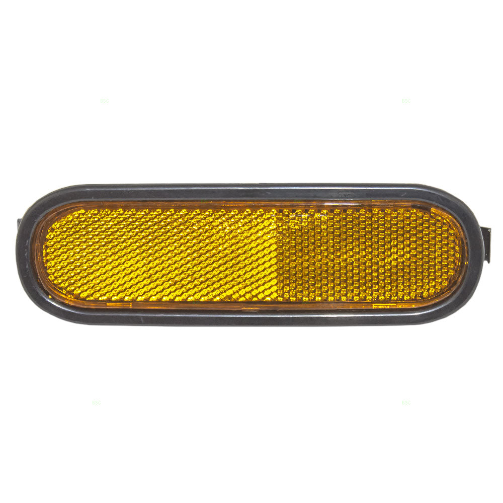 Brock Replacement Front Park Signal Side Marker Light Lamp Lens Compatible with 93-97 Civic Del Sol 33805-SR2-A01