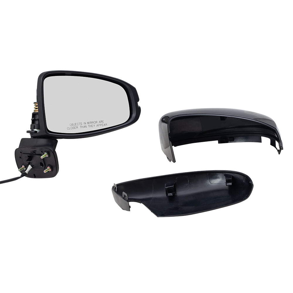 Brock Replacement Pair Power Side Mirrors Compatible with 2015-2019 Fit