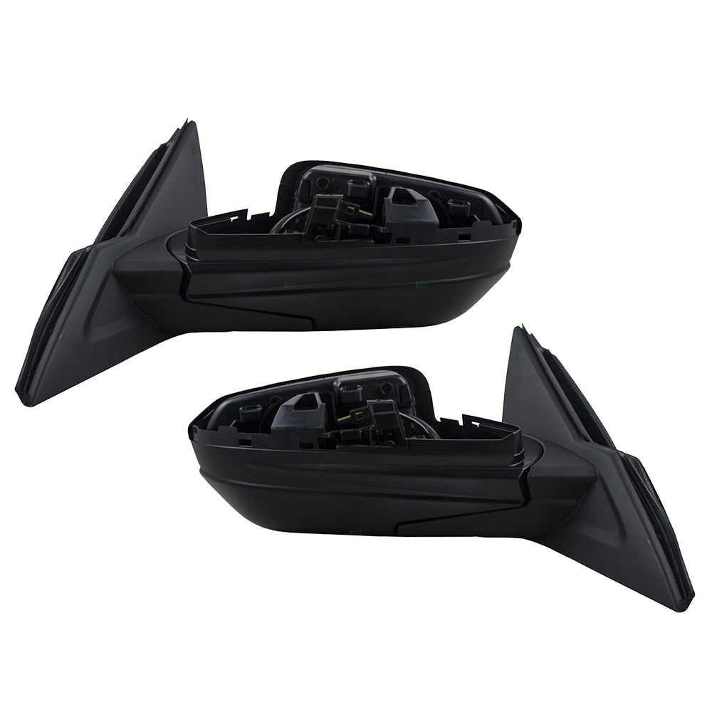 Brock Replacement Driver and Passenger Power Side View Mirrors Compatible with 2016 Civic 76251-TBA-A11ZF 76201-TBA-A11ZF