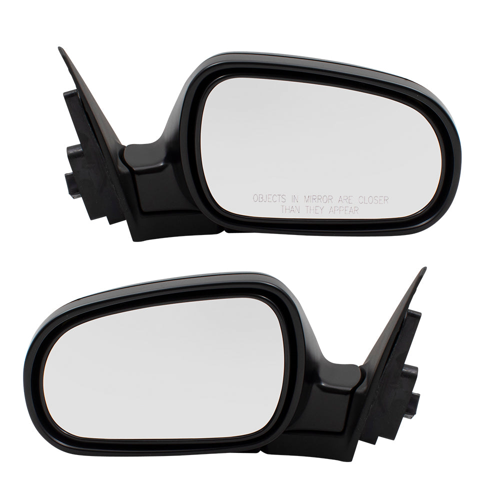 Brock Replacement Driver and Passenger Power Side View Mirrors Compatible with 1990-1993 Accord 76250SM1C26ZC 76200SM4C22ZC