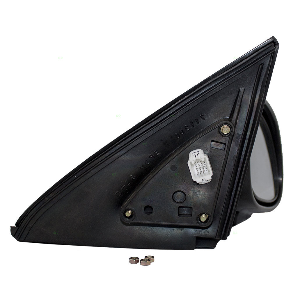 Brock Replacement Passengers Power Side View Mirror Ready-to-Paint Compatible with 92-95 Civic Coupe Hatchback 76200SR0A26ZB