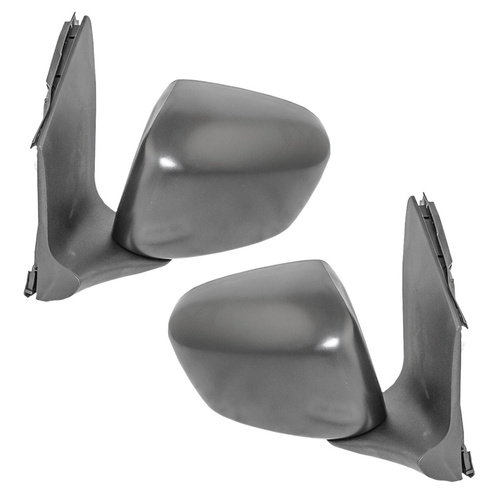 Brock Replacement Driver and Passenger Power Side View Mirror Compatible with 2005-2010 Odyssey Van 76250-SHJ-A13 76200-SHJ-A13