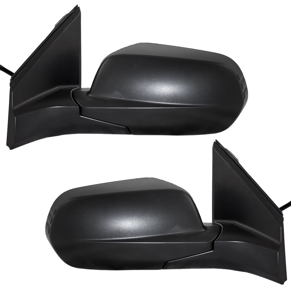 Brock Replacement Driver and Passenger Power Side View Mirrors Textured Compatible with 12-16 CR-V 76250-T0A-A01 76200-T0A-A01