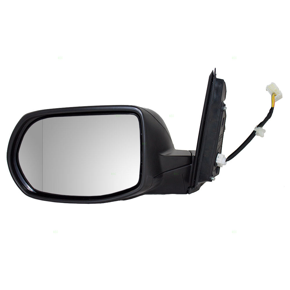 Brock Replacement Drivers Power Side View Mirror Ready-to-Paint Compatible with 12-16 CR-V 76258-T0A-A11