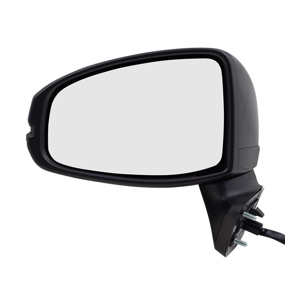 Brock Replacement Driver Power Side View Mirror Heated for 2015-2018 Fit