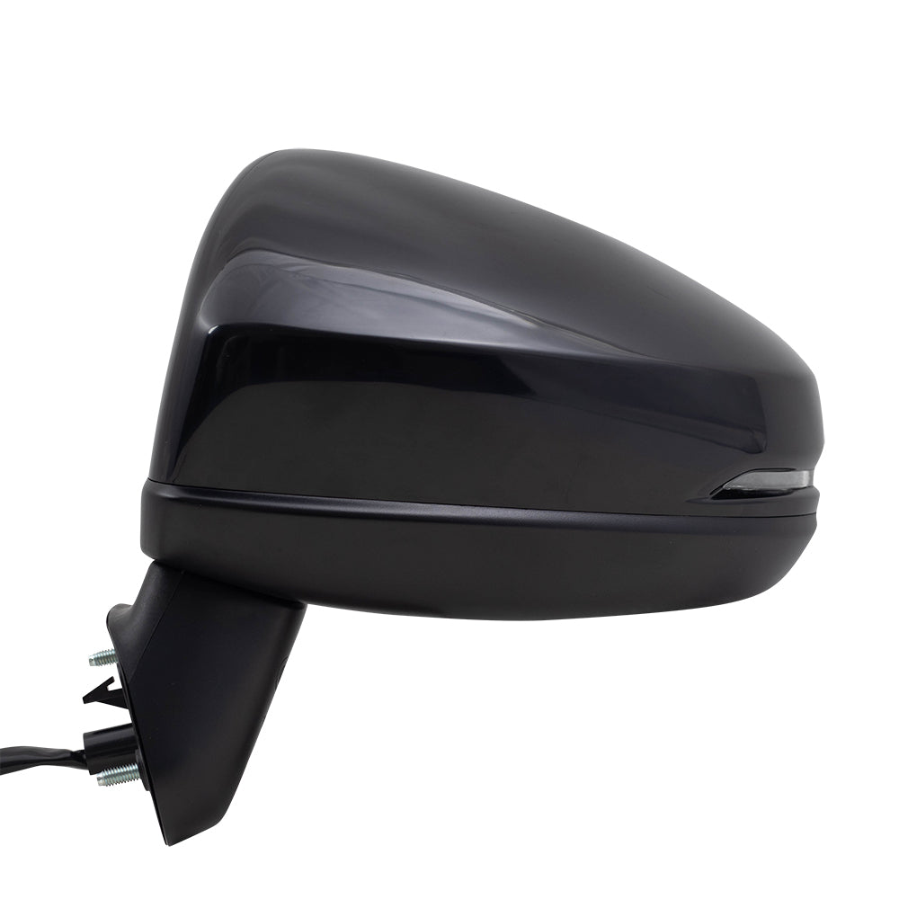 Brock Replacement Driver Power Side View Mirror Heated for 2015-2018 Fit