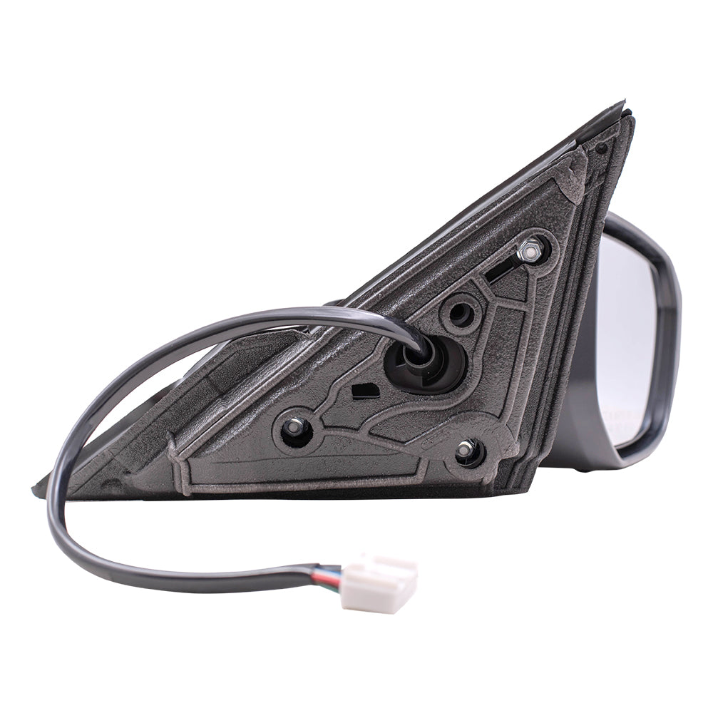 Brock Aftermarket Replacement Passenger Right Power Mirror Paint To Match Black With Heat-Side View Camera Without Signal