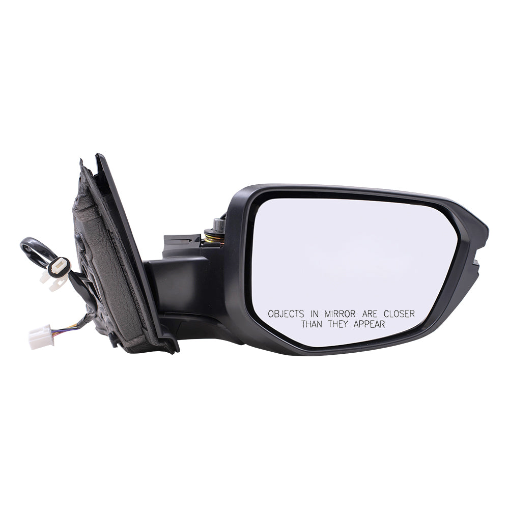 Brock Replacement Passenger Power Side Door Mirror Heated with Signal Compatible with 2016 Civic 76208-TBG-A11ZA