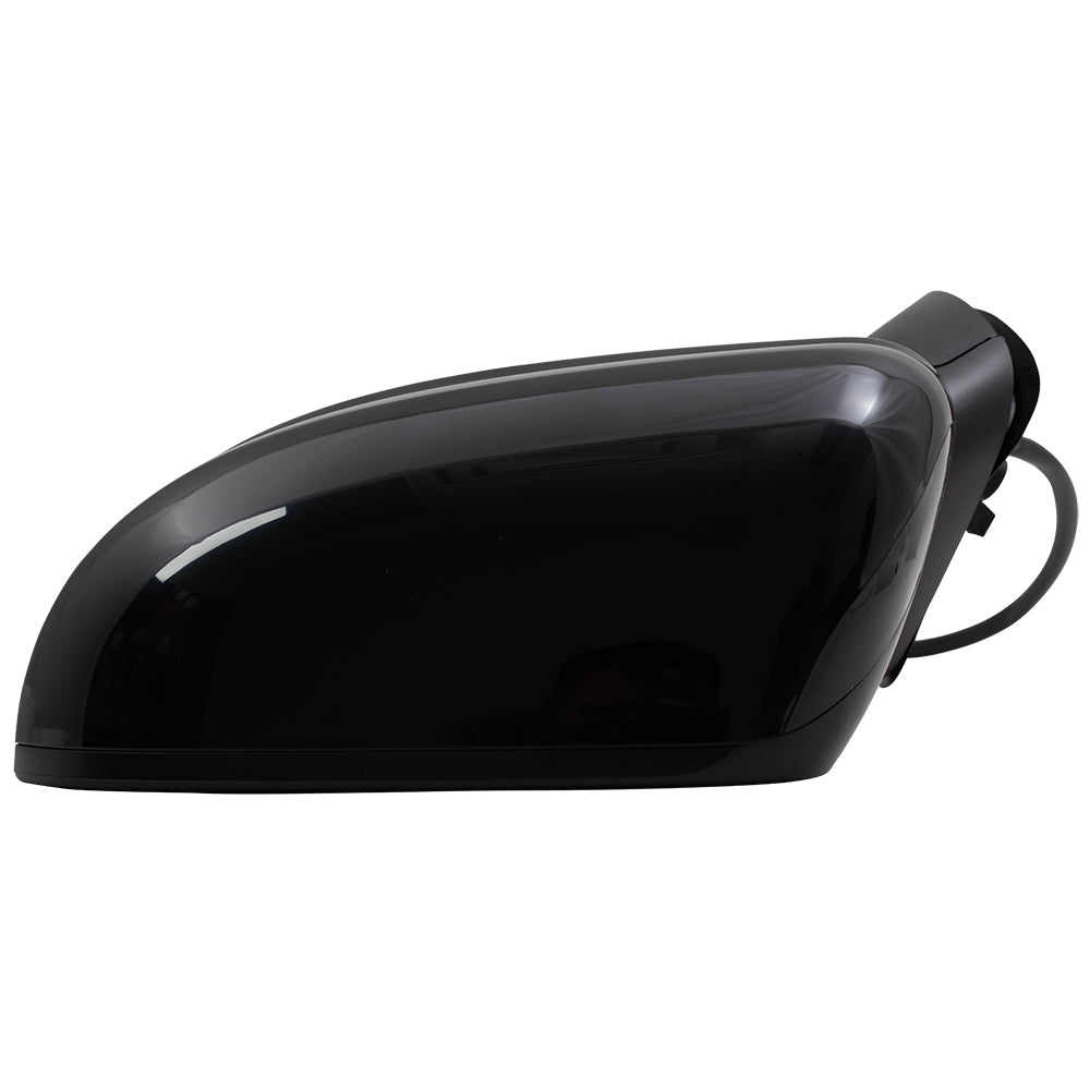 Brock Aftermarket Replacement Driver Left Paint to Match Black Power Mirror with Heat Compatible with 2014-2015 Honda Civic