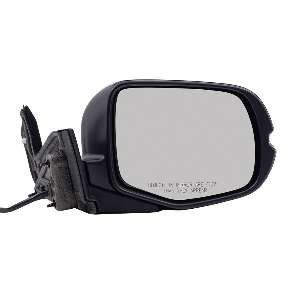 Brock Aftermarket Replacement Driver Left Passenger Right Power Door Mirror Assembly Paint To Match Black Manual Folding With Heat-Signal Without Memory-Auto Dimming-Side View Camera