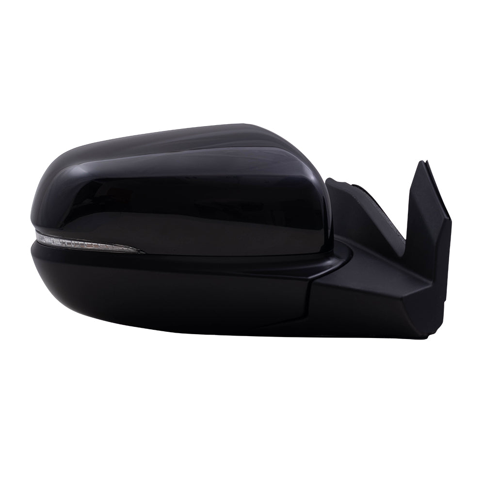 Brock Aftermarket Replacement Driver Left Passenger Right Power Door Mirror Assembly Paint To Match Black Manual Folding With Heat-Signal Without Memory-Auto Dimming-Side View Camera