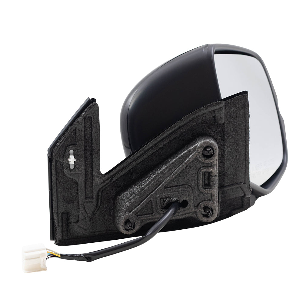 Brock Aftermarket Replacement Driver Left Passenger Right Power Door Mirror Assembly Paint To Match Black Manual Folding With Heat-Signal Without Memory-Auto Dimming-Side View Camera