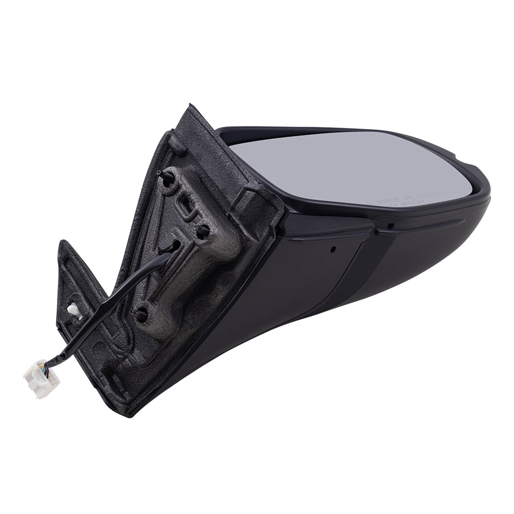 Brock Aftermarket Replacement Driver Left Passenger Right Power Door Mirror Assembly Paint To Match Black Manual Folding With Heat-Signal Without Memory-Auto Dimming-Side View Camera