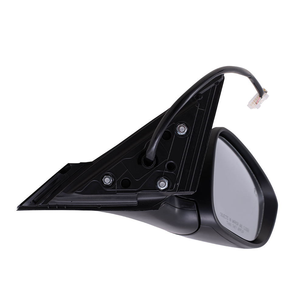 Brock Aftermarket Replacement Passenger Right Power Mirror Paint To Match Black With Heat-Blind Spot Detection Without Signal-Memory-Camera Compatible With 2018-2021 Honda Accord