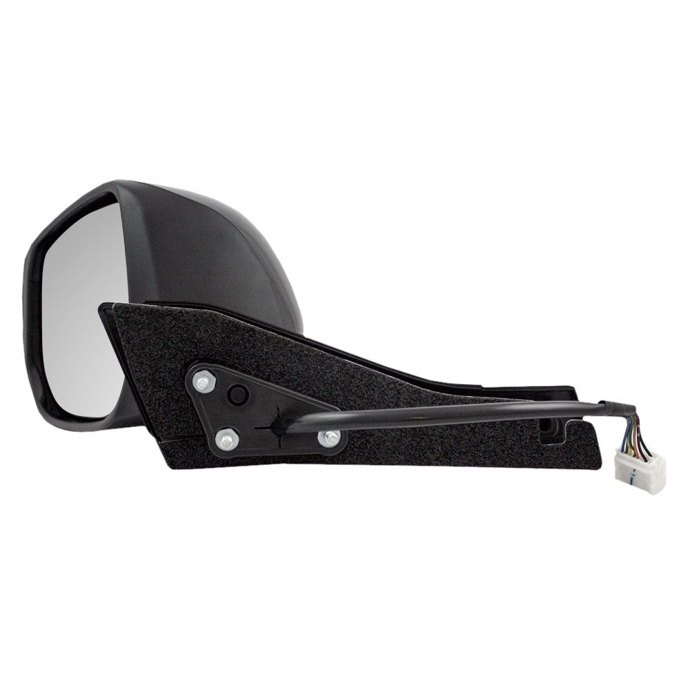 Brock Replacement Drivers Power Side View Mirror Heated Signal Compatible with 2010-2014 Insight 76250-TM8-316ZD