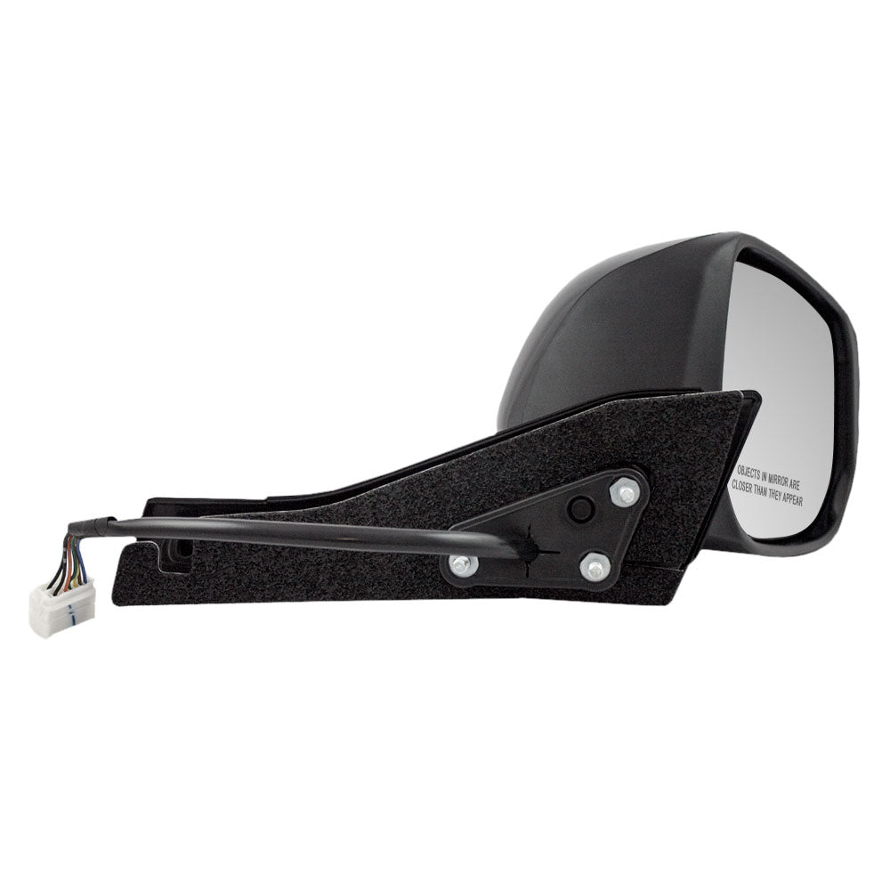 Brock Replacement Passengers Power Side View Mirror Heated Signal Compatible with 2010-2014 Insight 76200-TM8-316ZD