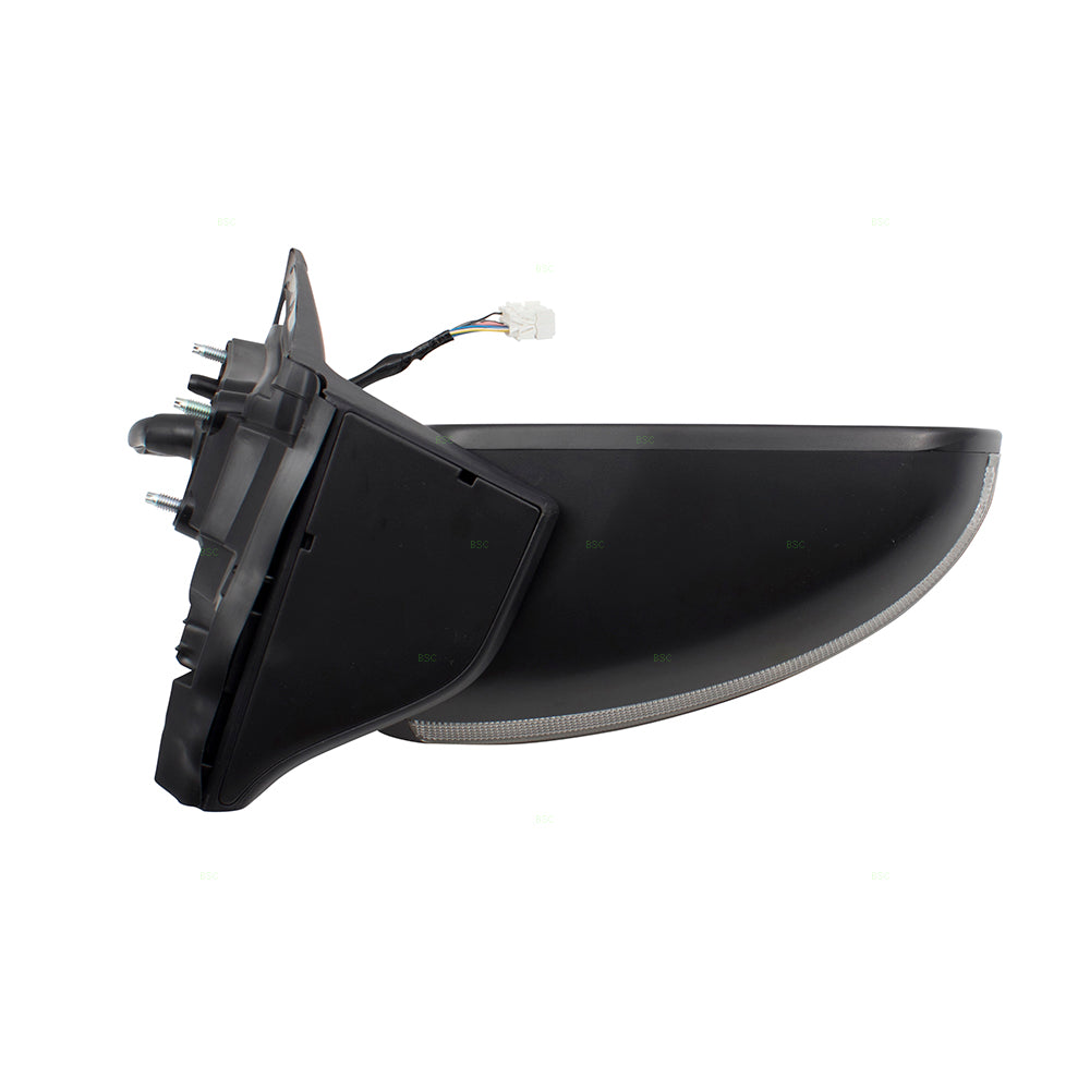 Brock Replacement Passengers Power Side View Mirror Heated Signal Right Compatible with 11-15 CR-Z 76200SZT306