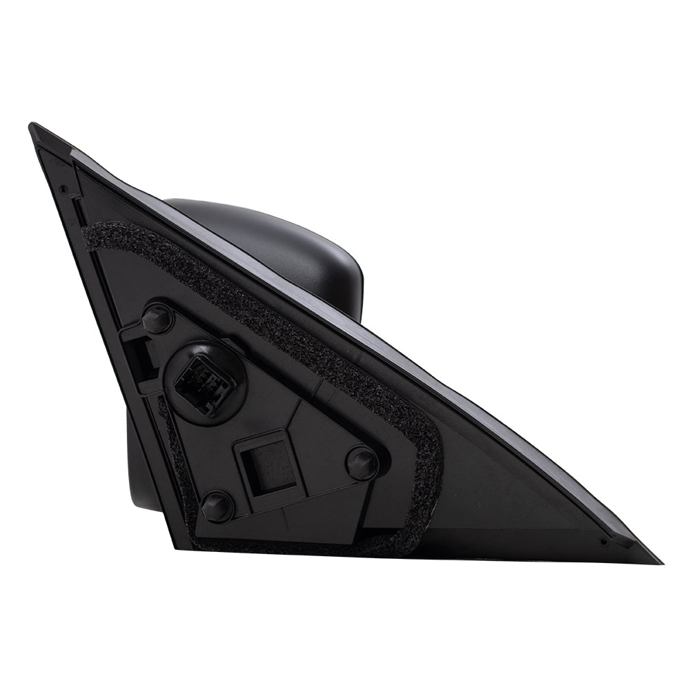 Brock Replacement Drivers Power Side View Mirror Heated w/ Black Cover Compatible with 03-07 Accord Sedan 76250SDAA23ZA