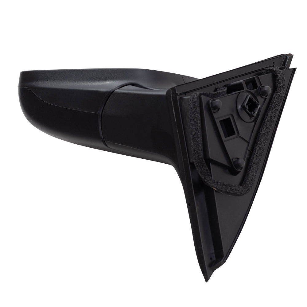 Brock Replacement Drivers Power Side View Mirror Heated w/ Black Cover Compatible with 03-07 Accord Sedan 76250SDAA23ZA