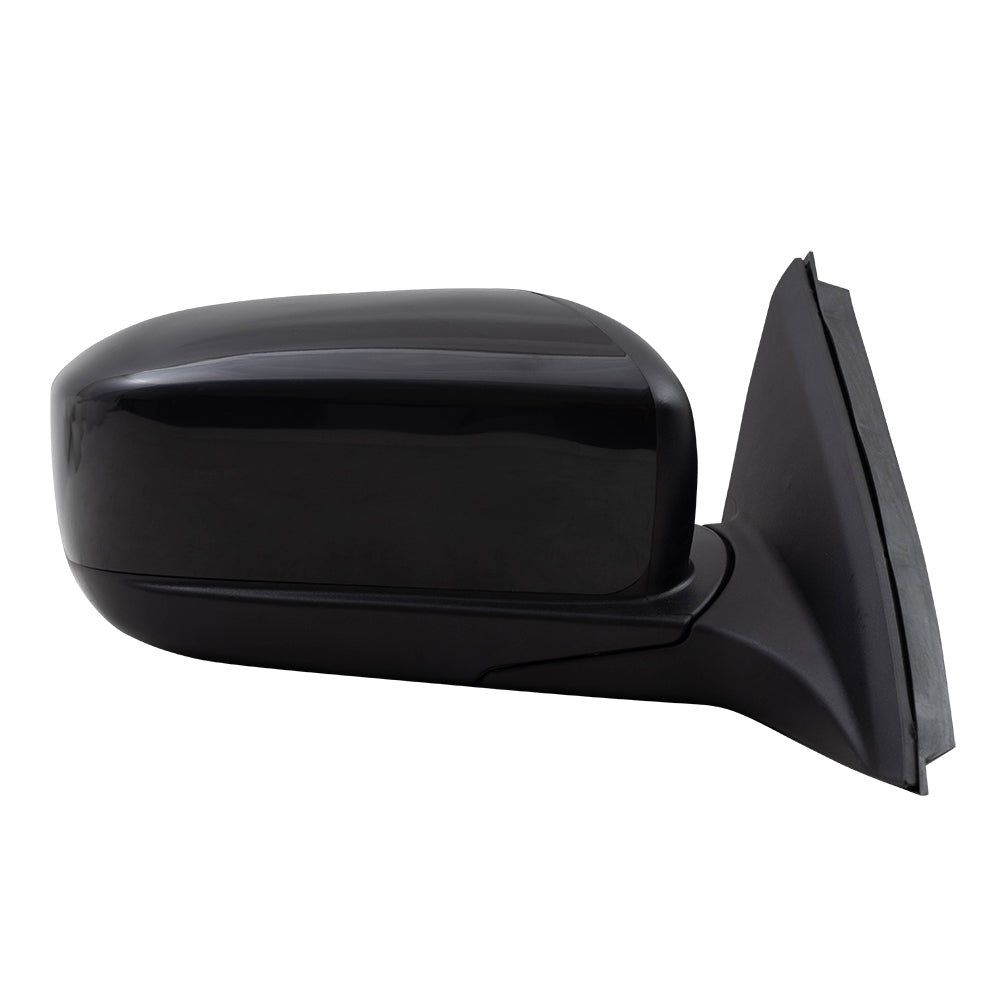 Brock Replacement Passengers Power Side View Mirror Heated w/ Black Cover Compatible with 03-07 Accord Sedan 76200-SDA-A23ZA