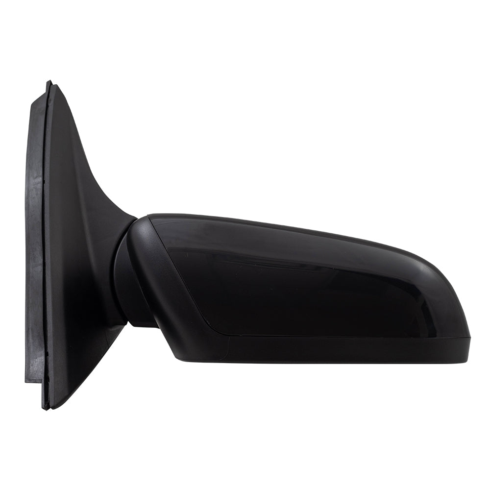 Brock Replacement Passengers Power Side View Mirror Heated w/ Black Cover Compatible with 03-07 Accord Sedan 76200-SDA-A23ZA