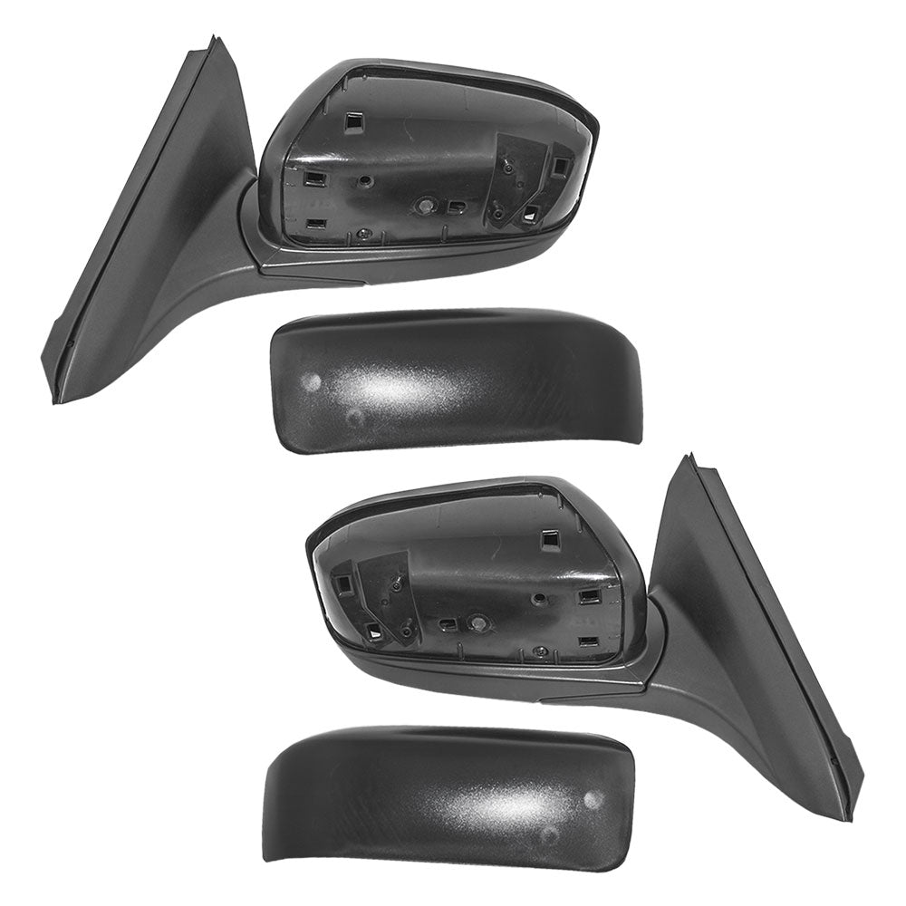 Brock Replacement Driver and Passenger Power Side View Mirror Heated Compatible with 2003-2007 Accord Coupe 76250-SDN-A11ZB 76200-SDN-A11ZB