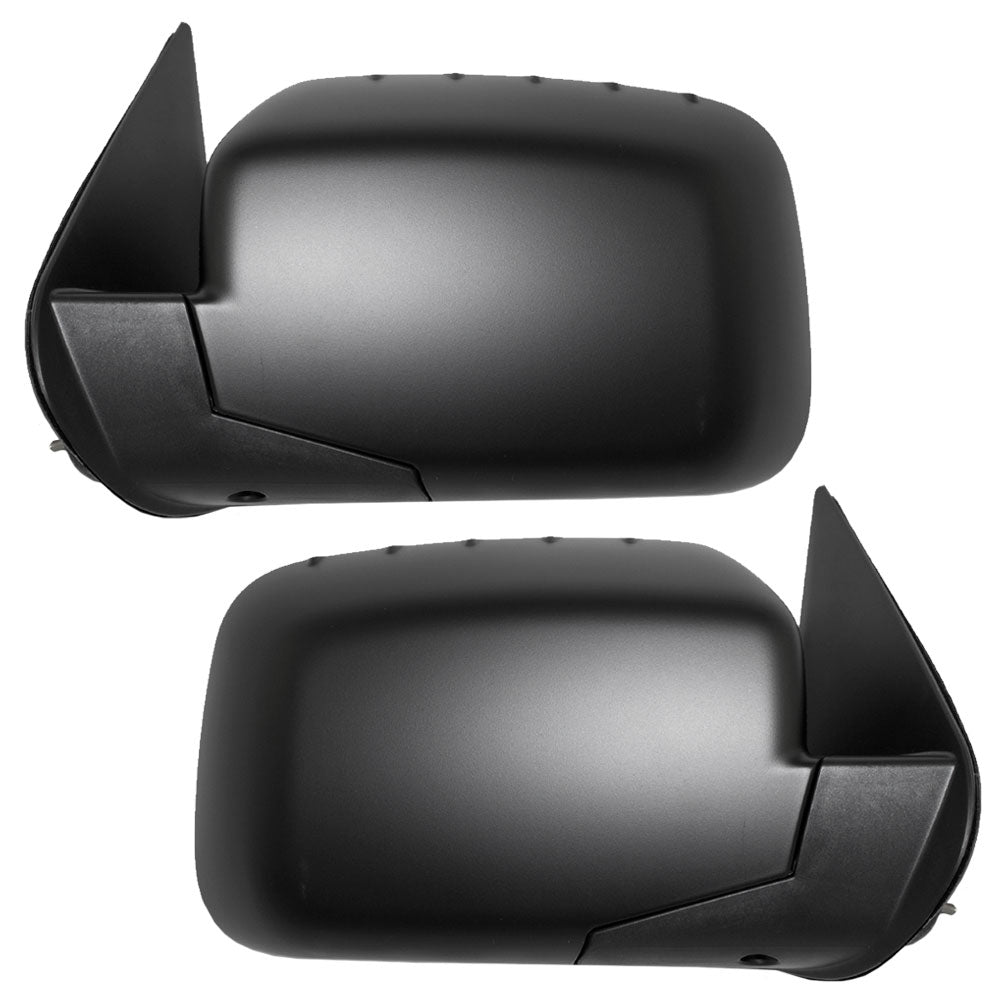 Brock Replacement Driver and Passenger Power Side View Mirrors Heated Ready-to-Paint Compatible with 2006-2014 Ridgeline Pickup Truck 76250-SJC-A31 76200-SJC-A31