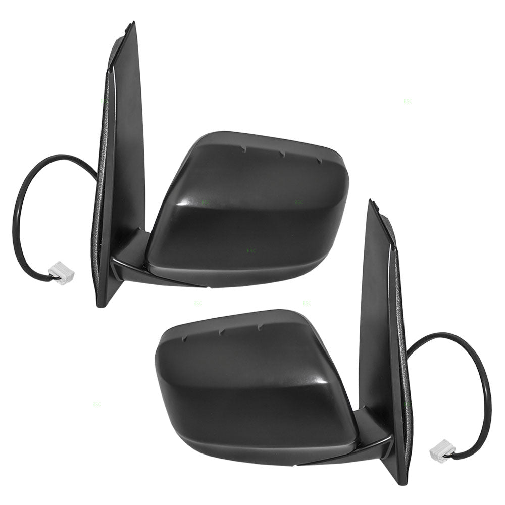 Brock Replacement Driver and Passenger Power Side View Mirrors Heated Compatible with Odyssey 76250-TK8-A11ZA 76200-TK8-A11ZA