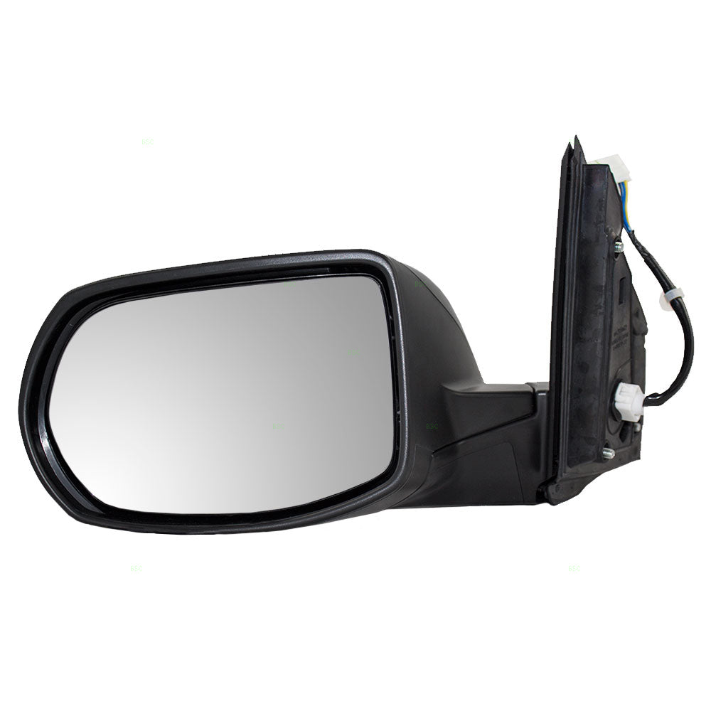 Brock Replacement Drivers Power Side View Mirror Heated Compatible with 12-16 CR-V 76258-T0A-A21