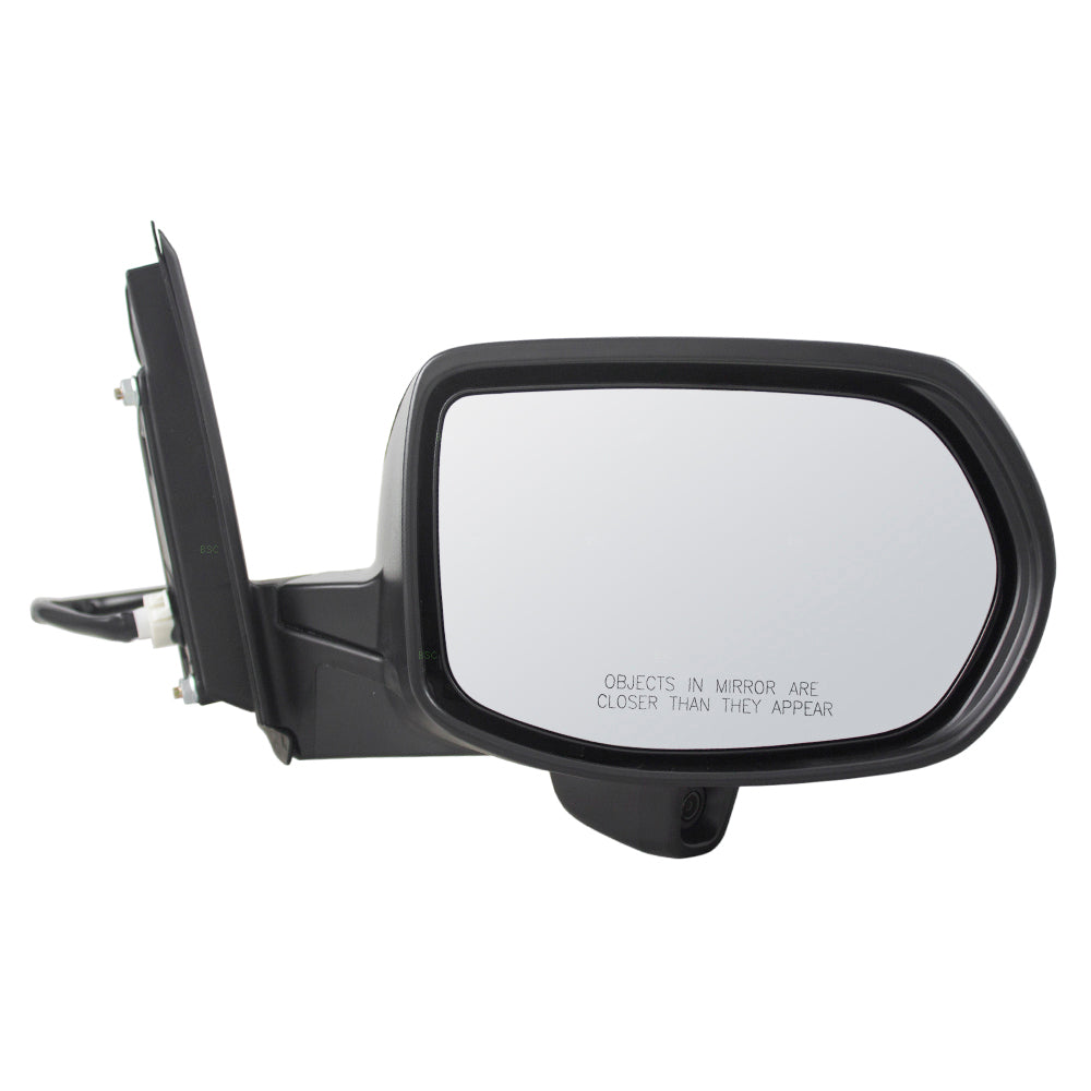 Brock Replacement Passengers Power Side View Mirror Heated w/ Camera Compatible with 15-16 CR-V 76208T1WA11 76201T0AA11ZC HO1321295