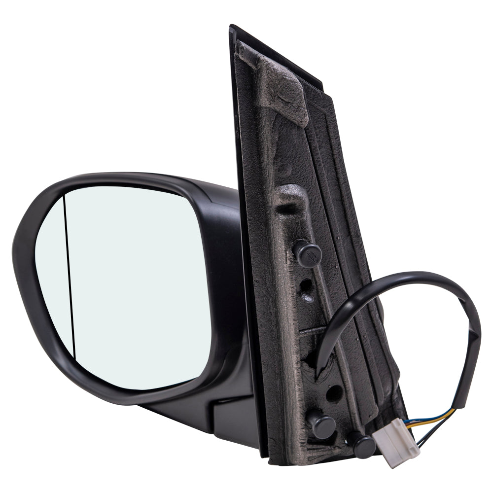 Brock Aftermarket Replacement Driver Left Power Mirror With Heat Without Signal-Memory Paint To Match Black Compatible With 2014-2017 Honda Odyssey EX/EX-L