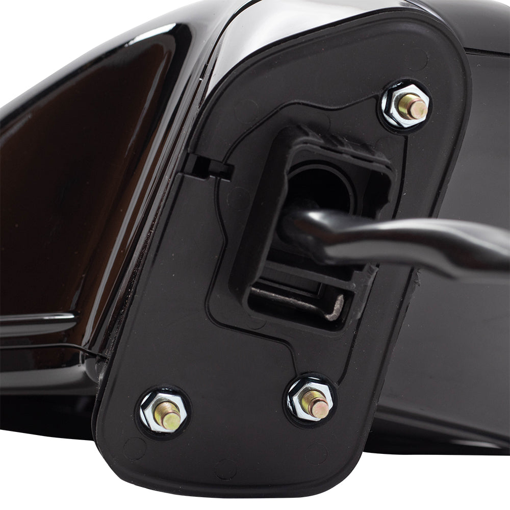 Brock Aftermarket Replacement Driver Left Passenger Right Power Door Mirror Assembly Paint To Match Black Power Folding With Heat-Signal-Memory Without Auto Dimming Set