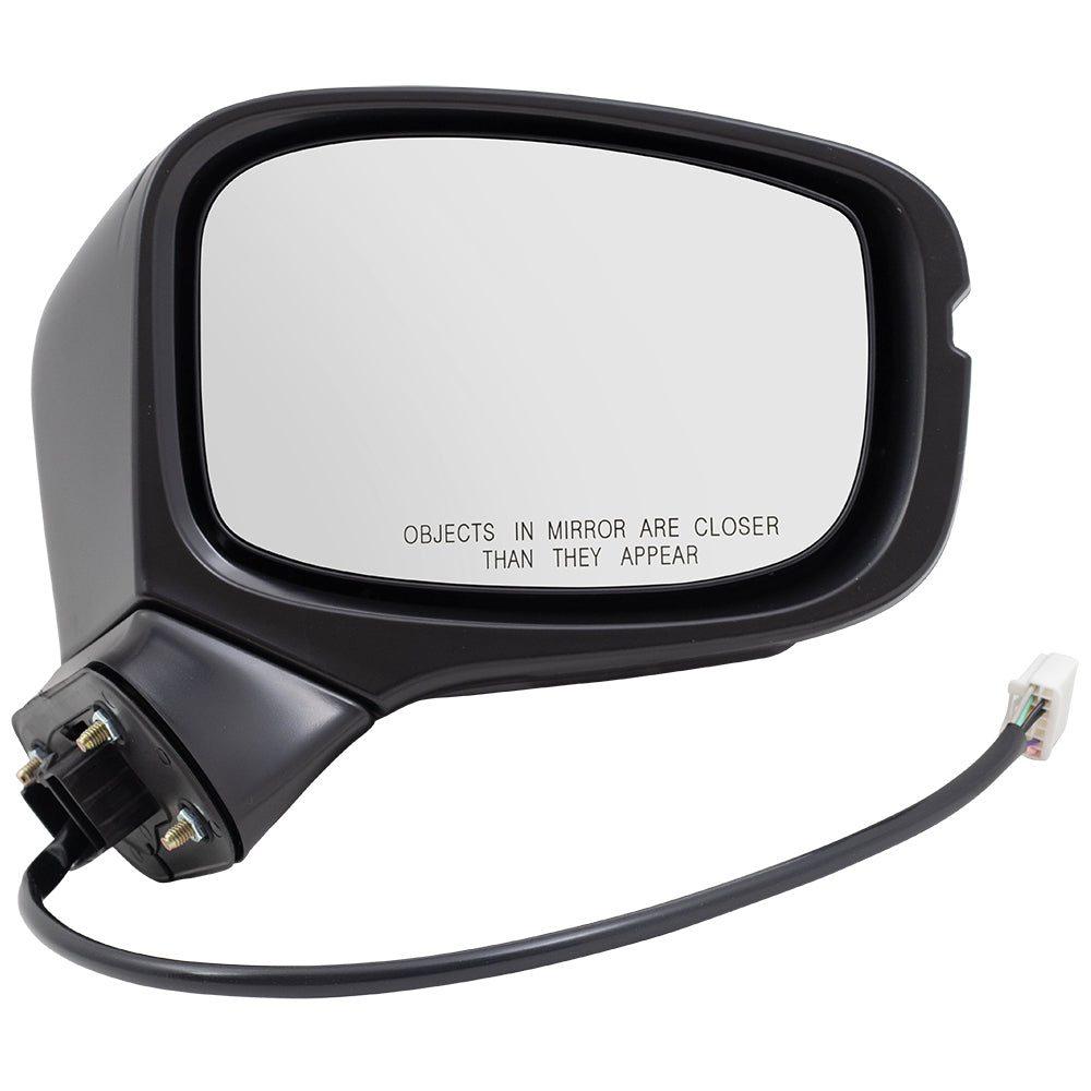 Brock Aftermarket Replacement Driver Left Passenger Right Power Door Mirror Assembly Paint To Match Black Manual Folding With Heat-Signal Without Memory-Auto Dimming-Side View Camera