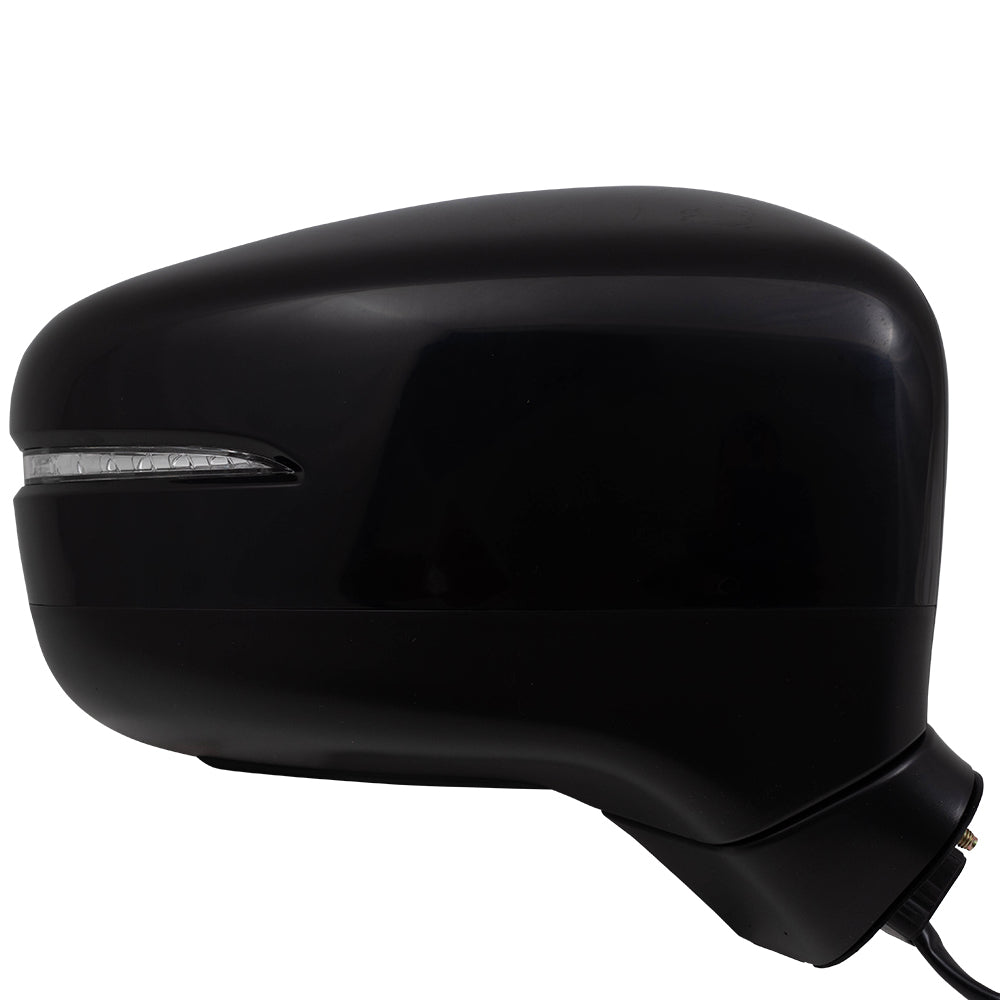 Brock Aftermarket Replacement Driver Left Passenger Right Power Door Mirror Assembly Paint To Match Black Manual Folding With Heat-Signal Without Memory-Auto Dimming-Side View Camera