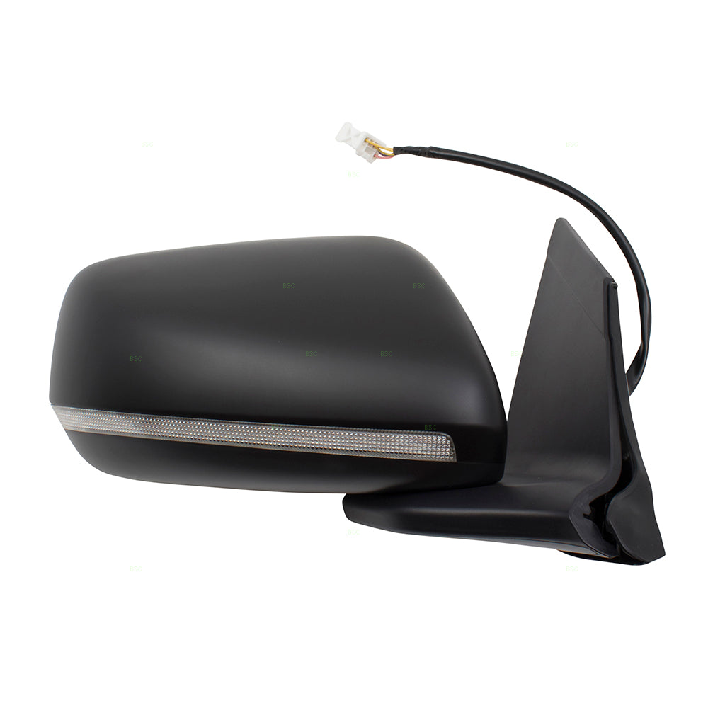 Brock Replacement Passengers Power Side Extended View Mirror Signal Right Compatible with 11-15 CR-Z 76200SZT305ZA