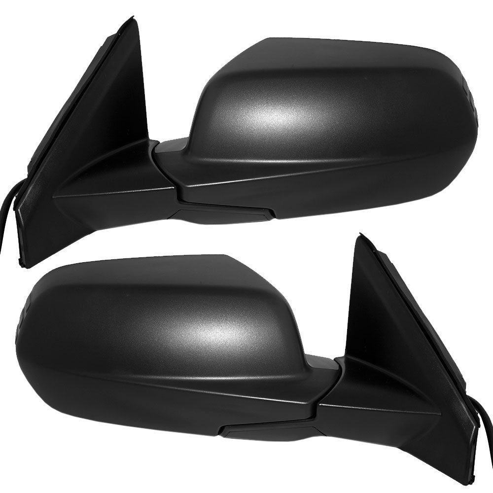 Brock Replacement Driver and Passenger Power Side View Mirrors Ready-to-Paint Compatible with 2007-2011 CR-V SUV 76250-SXS-A01 76200-SWA-A02