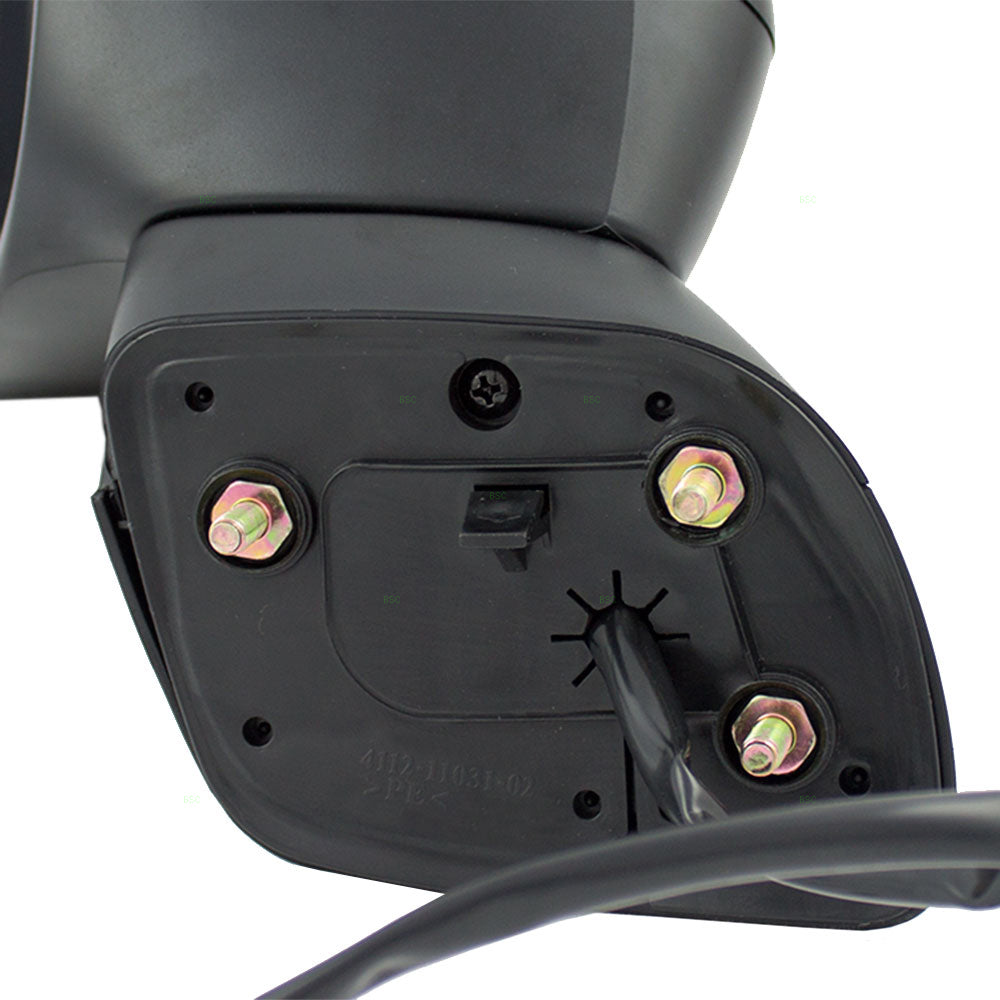 Brock Replacement Driver and Passenger Power Side View Mirrors Compatible with Civic 76258-TR3-A01 76208-TR0-A01