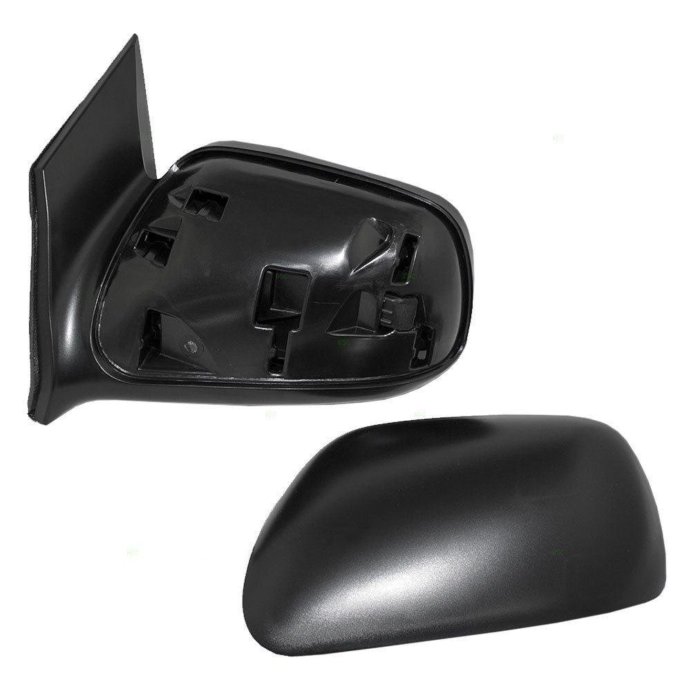 Brock Replacement Drivers Power Side View Mirror Ready-to-Paint Compatible with 2006-2011 Civic Coupe 76250-SVA-A11ZD