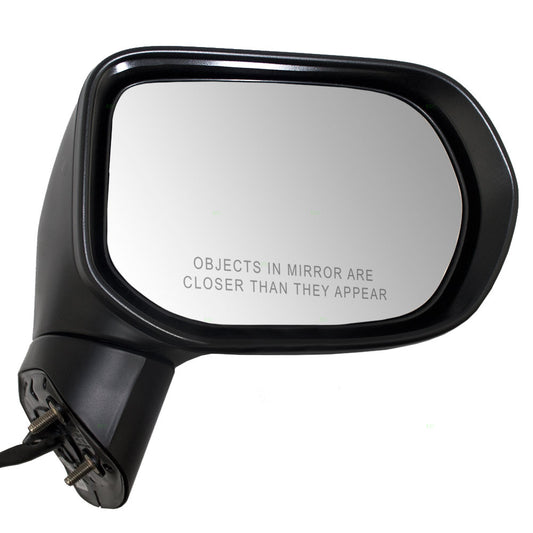 Brock Replacement Passengers Power Side View Mirror with Signal Lamp Compatible with Civic Hybrid 76200-SNC-A02