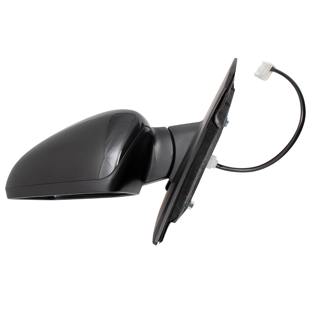 Brock Replacement Drivers Power Side View Mirror PTM w/ Cover Non-Heated WITHOUT Signal Compatible with 13-17 Accord Sedan 76253T2FA01 76255T2FA01