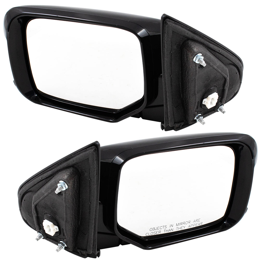 Brock Replacement Pair Set Power Side View Mirrors Signal Memory without Heat Compatible with 09-15 Pilot 76250-SZA-A52ZD 76200-SZA-A52ZD 76250SZAA52ZD 76200SZAA52ZD